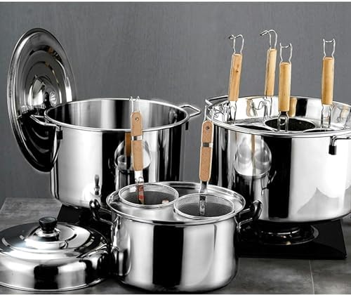 Stainless Steel 345 Holes Multipurpose Nonstick Pasta Strainer Set