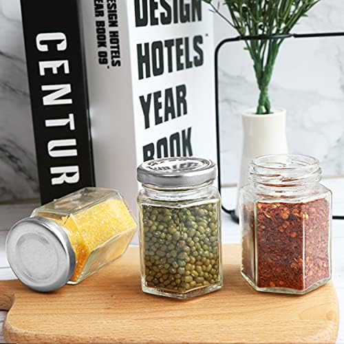 20 Pcs 10 oz Glass Jars with Silver Lids for Gifts