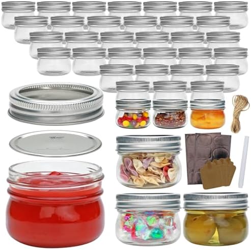 Sturdy Mason Jars with Glass lids