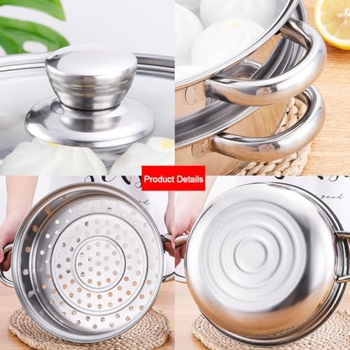 Sturdy Steam Pot for 4Quart Kitchen Use