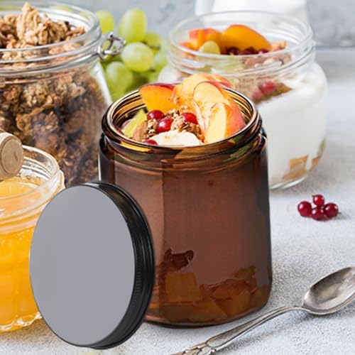 12-Piece Glass Jars for Making Candles