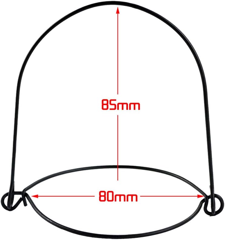 Bignc 12 Pack Black Stainless Steel Wire Handles for Canning Jars 1