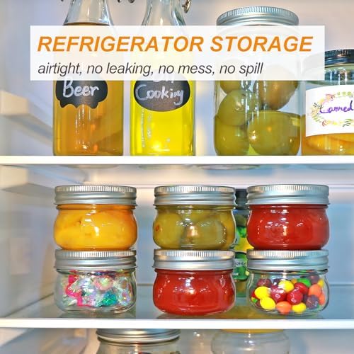 Sturdy Mason Jars with Glass lids