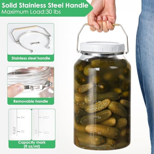 Robust 15 Gallon Glass Jar for Kitchen Storage