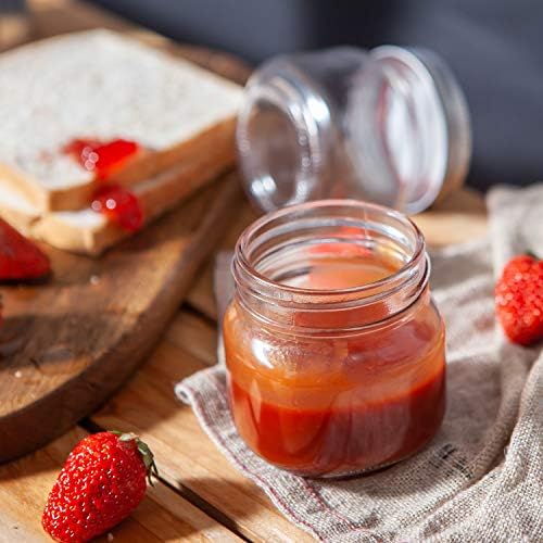 Intended 8 oz Mason Jars with Silver Lids 30Pack