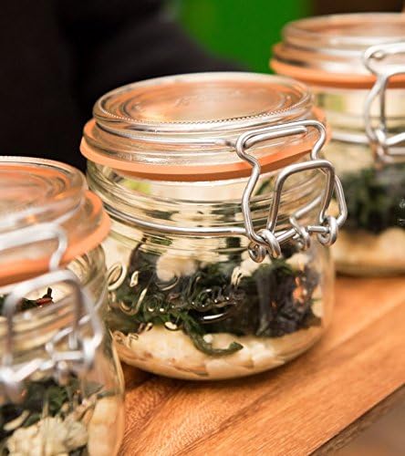 Elegant French Glass Jars for Preserving Food