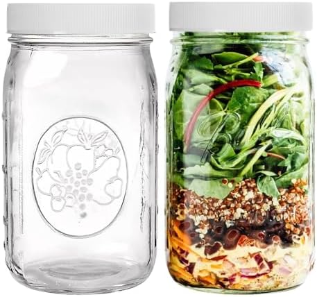 Durable Mason Jars for Canning Fermenting More