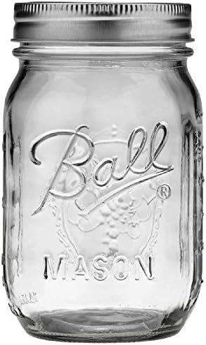 Precious Jars Set for Pickling 12 x 16 oz Preserve with Style