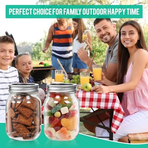 CAKKVDE Mason Jars 16oz