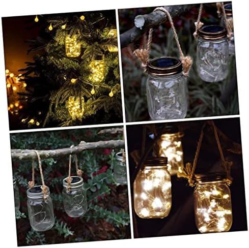 PRETYZOOM 2sets Canning Jar Handles with Rope and Wire