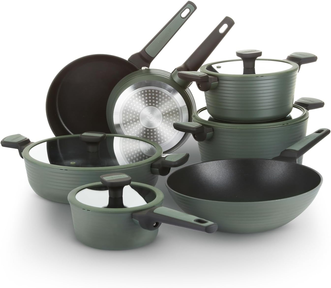 Complete Nonstick Cookware Set for Efficient Cooking