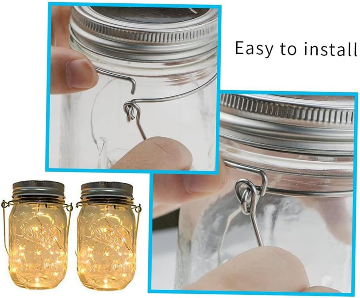 HolidyYo Stainless Steel 2 Set Canning Jar Hanger