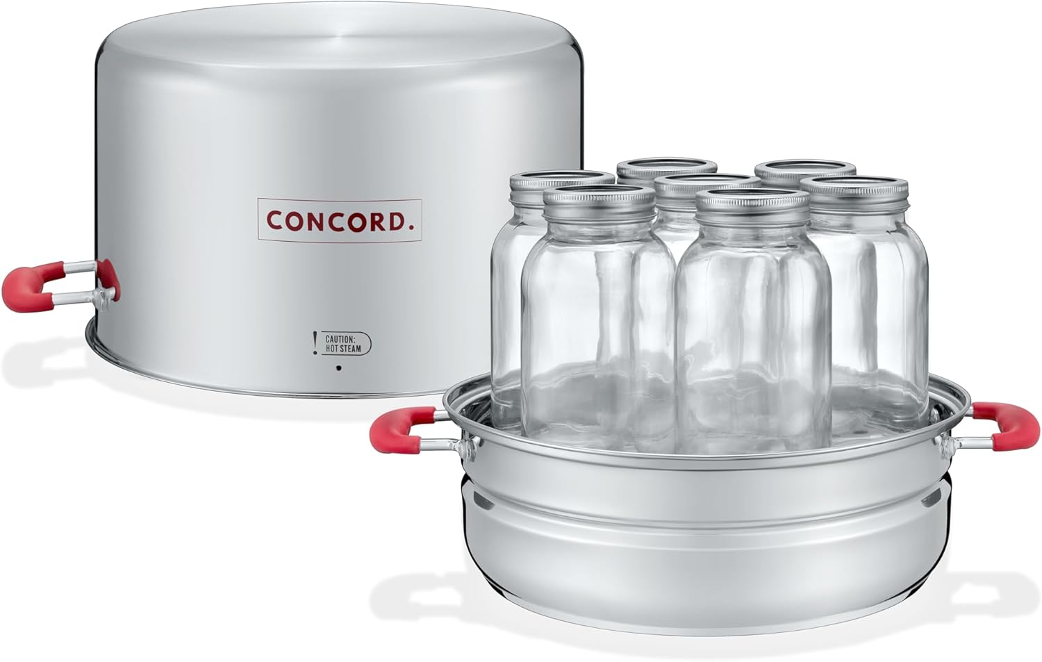 Perfect 20 Quart Stainless Steel Turbo Canner Steamer Set for Home Use