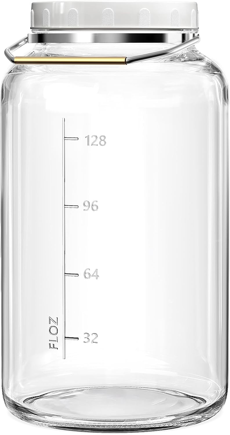 Robust 15 Gallon Glass Jar for Kitchen Storage