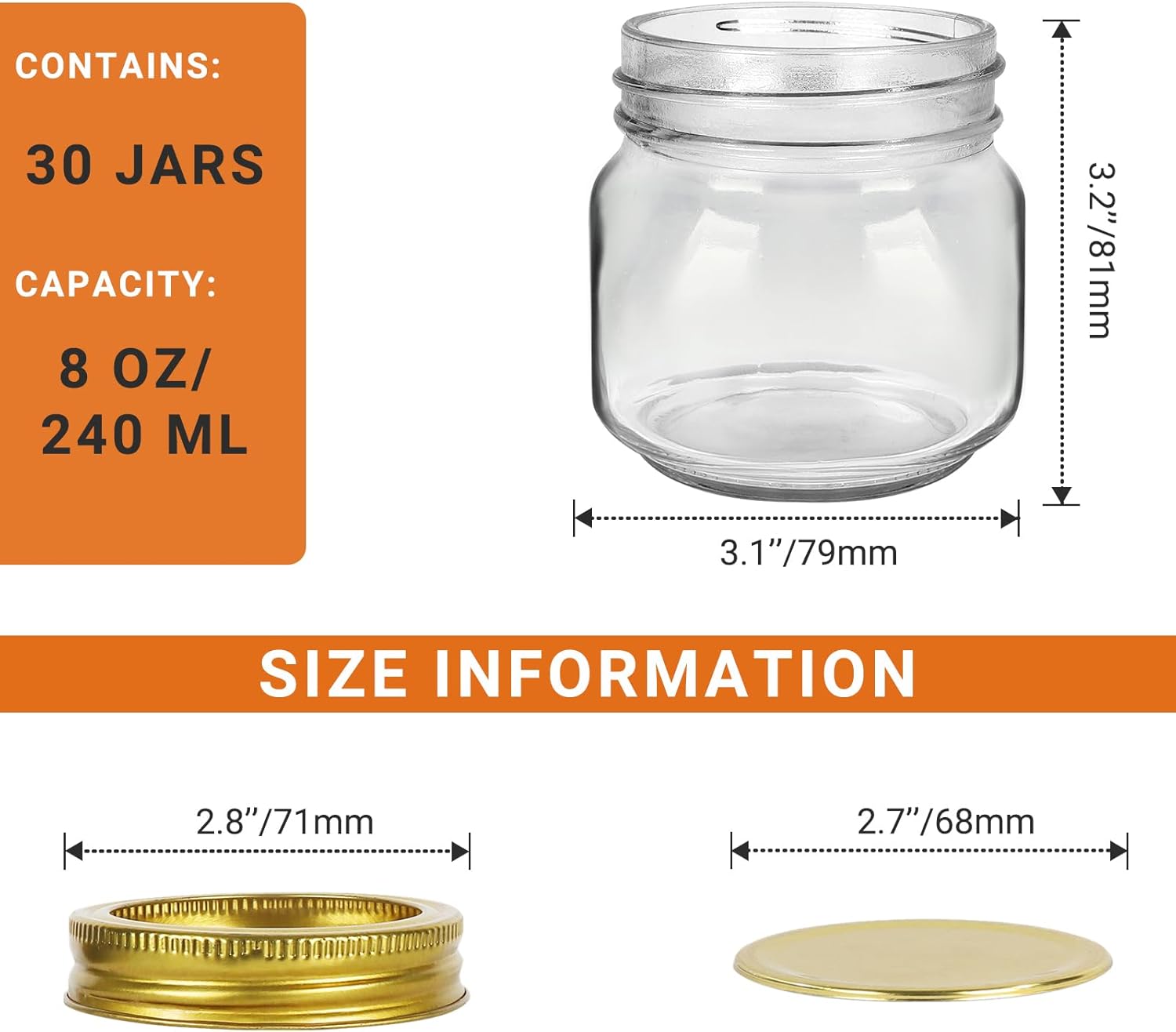 High-Quality Mason Jars