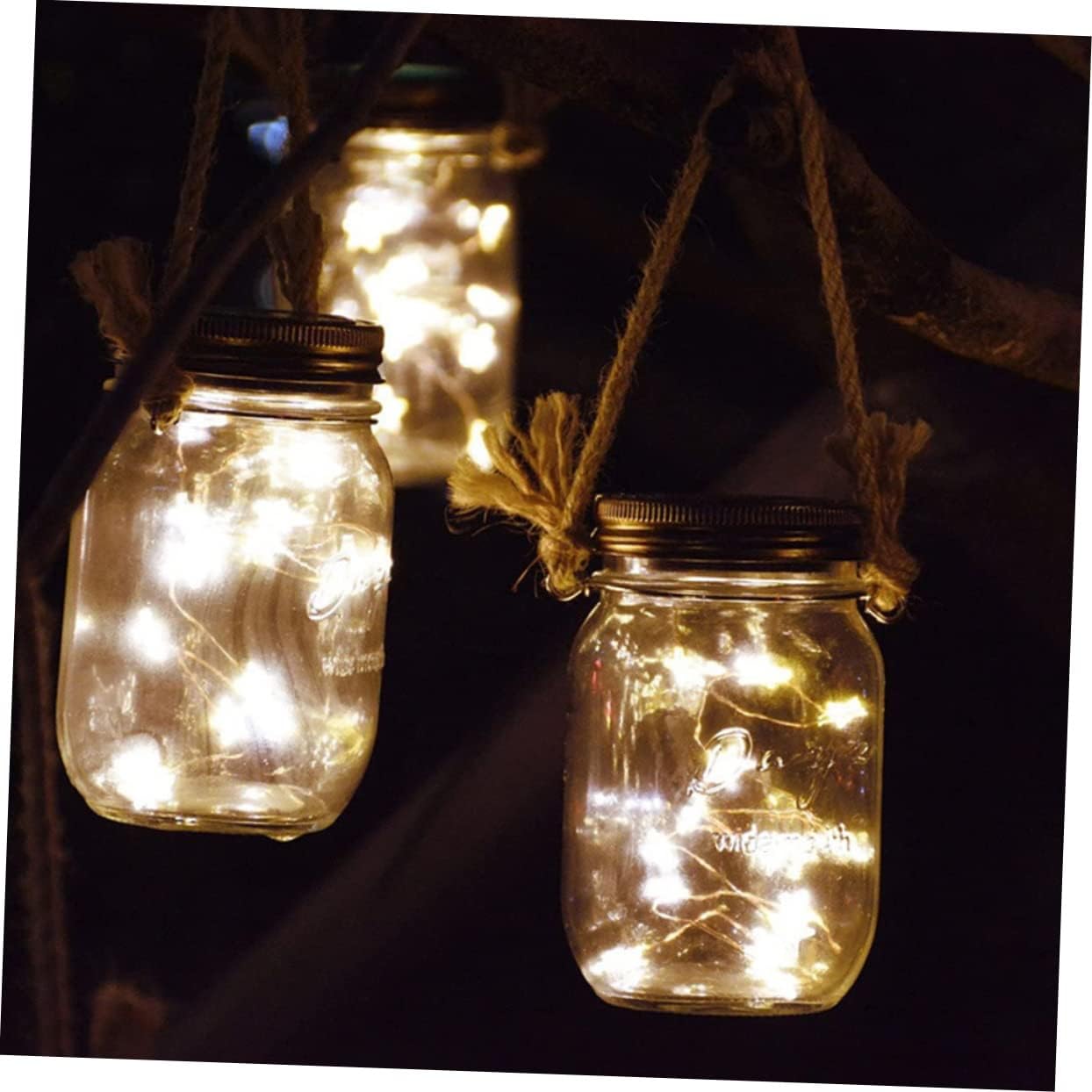 BESTOYARD 2 Set Mason Jar Hangers