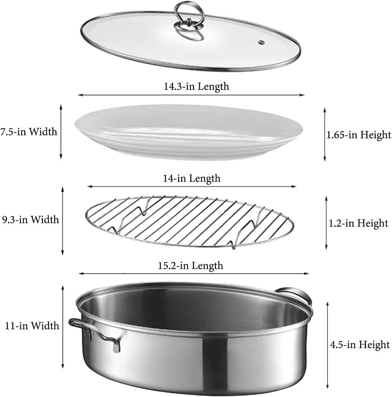 8 Qt Stainless Steel Fish Seafood Steamer