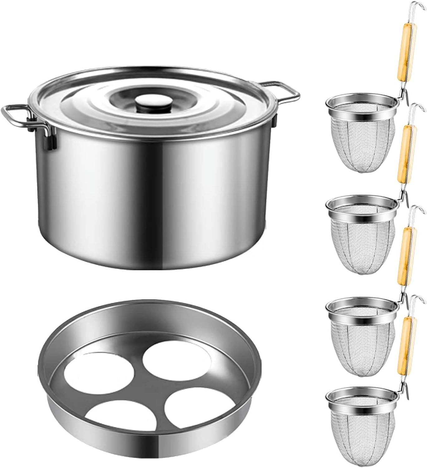 AttreX Professional Stainless Steel Pasta Cooker Multi-Pot Set
