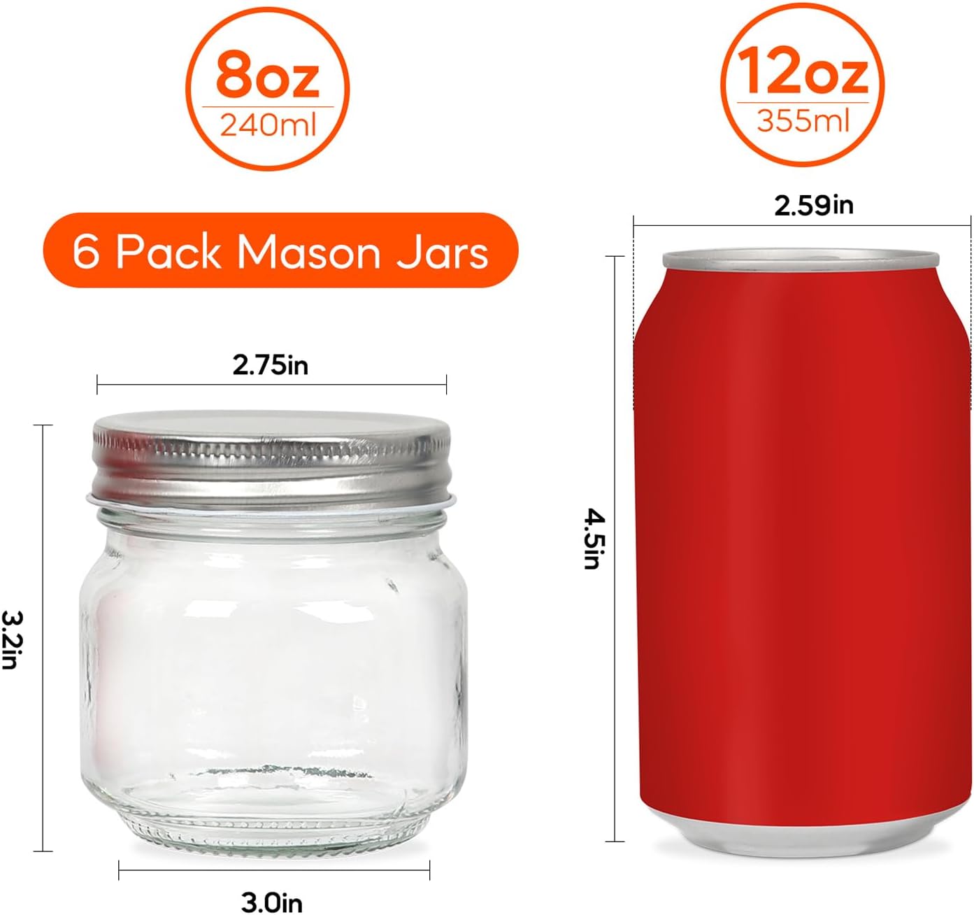 Perfect Mason Jars for Canning Pickling and More