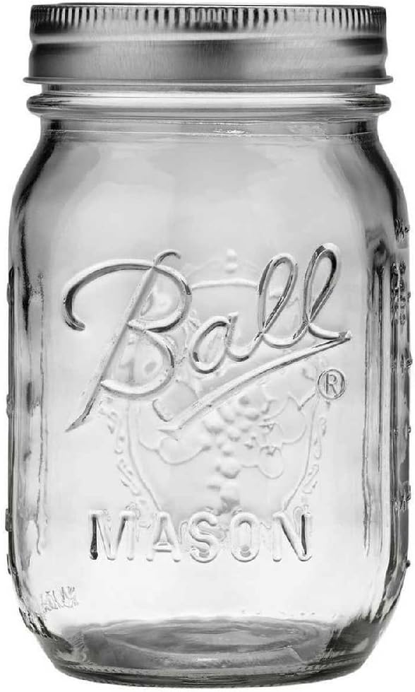 Precious Jars Set for Pickling 12 x 16 oz Preserve with Style
