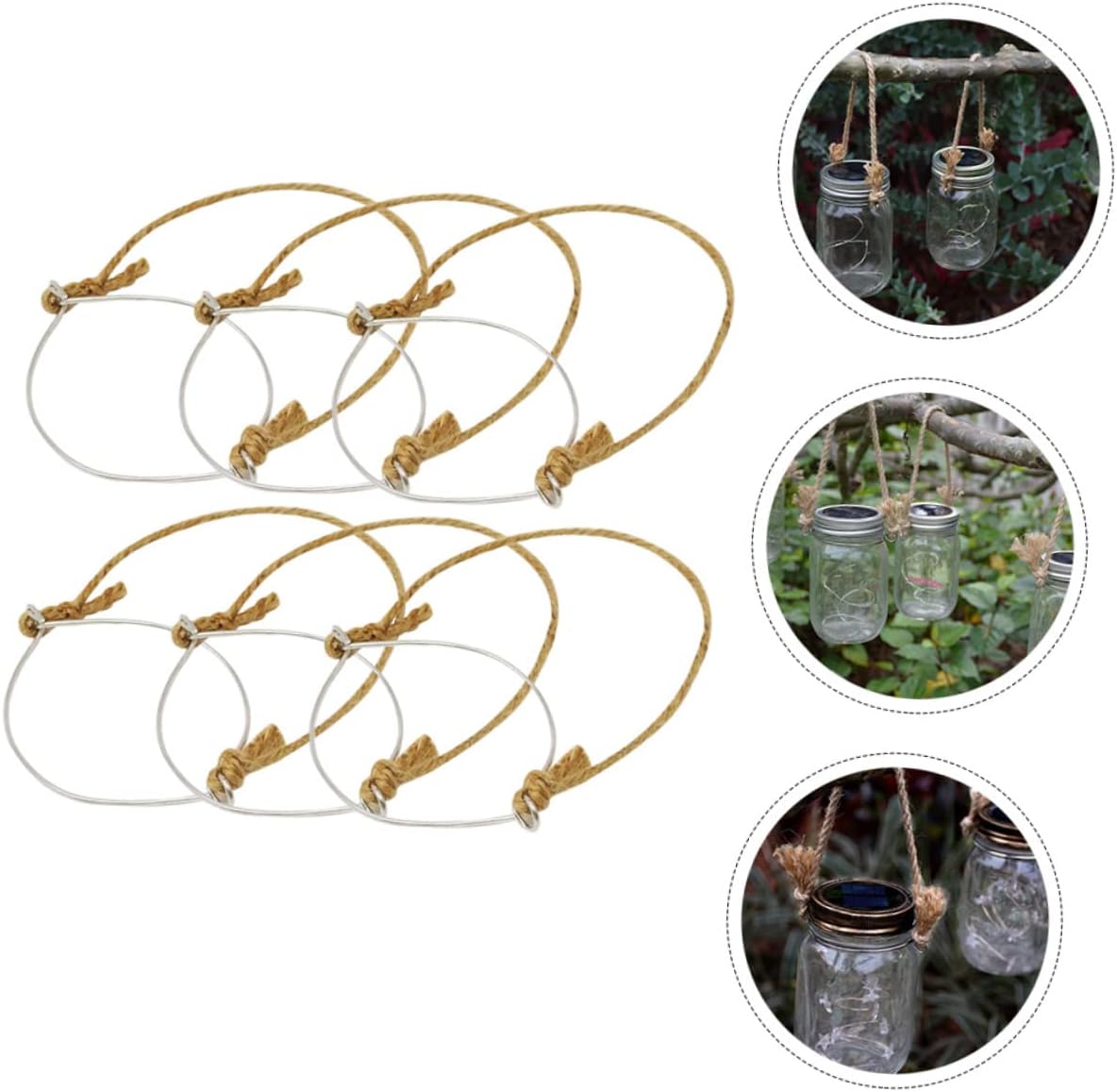 Welcome 2-Pack Mason Jar Hangers