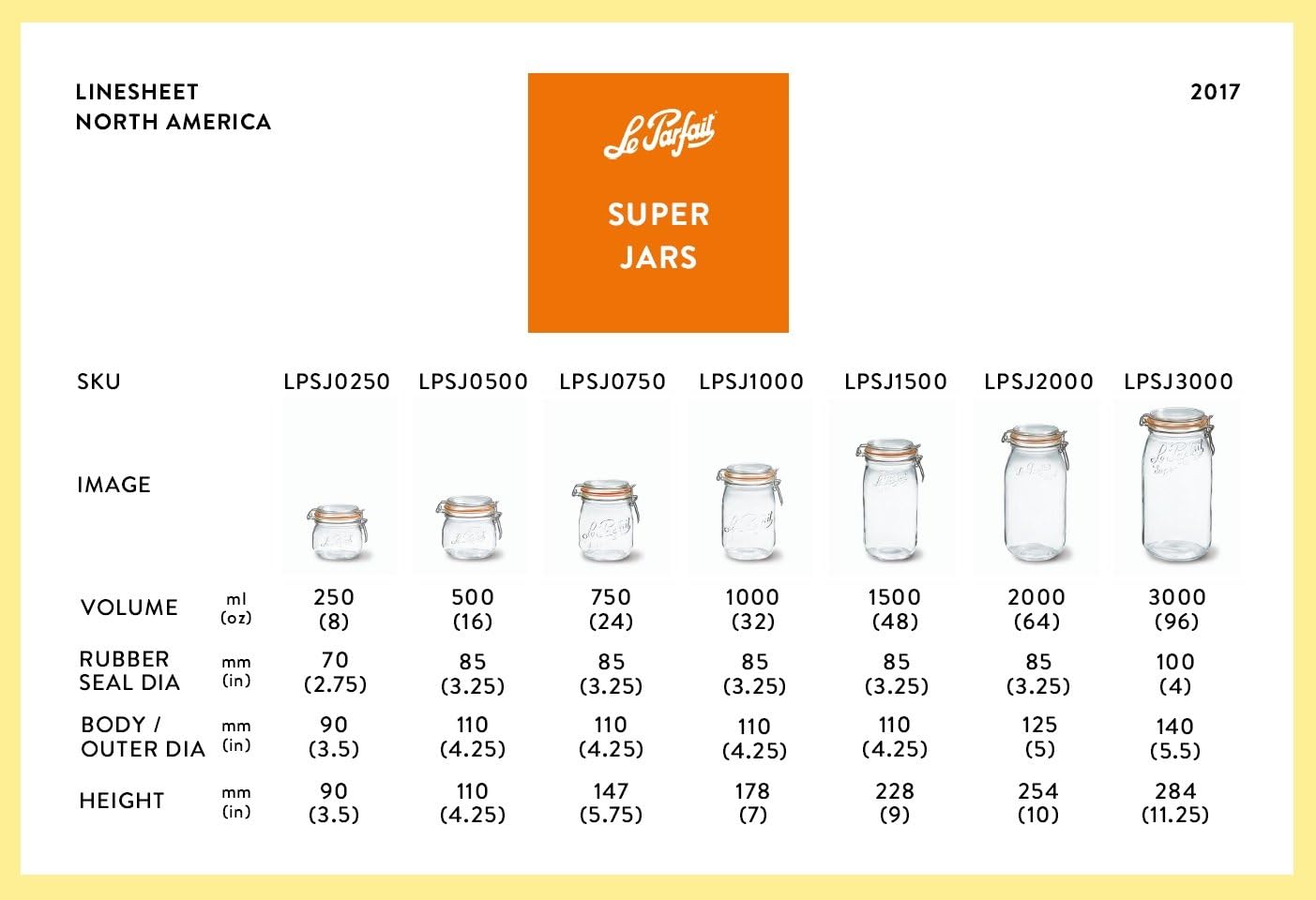 Elegant French Glass Jars for Preserving Food