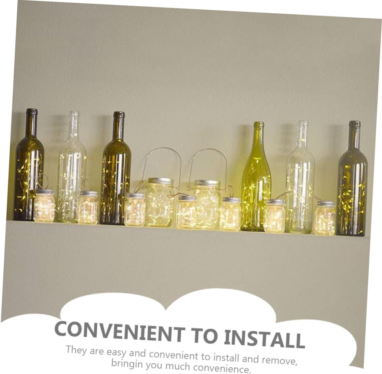 HolidyYo Stainless Steel 2 Set Canning Jar Hanger