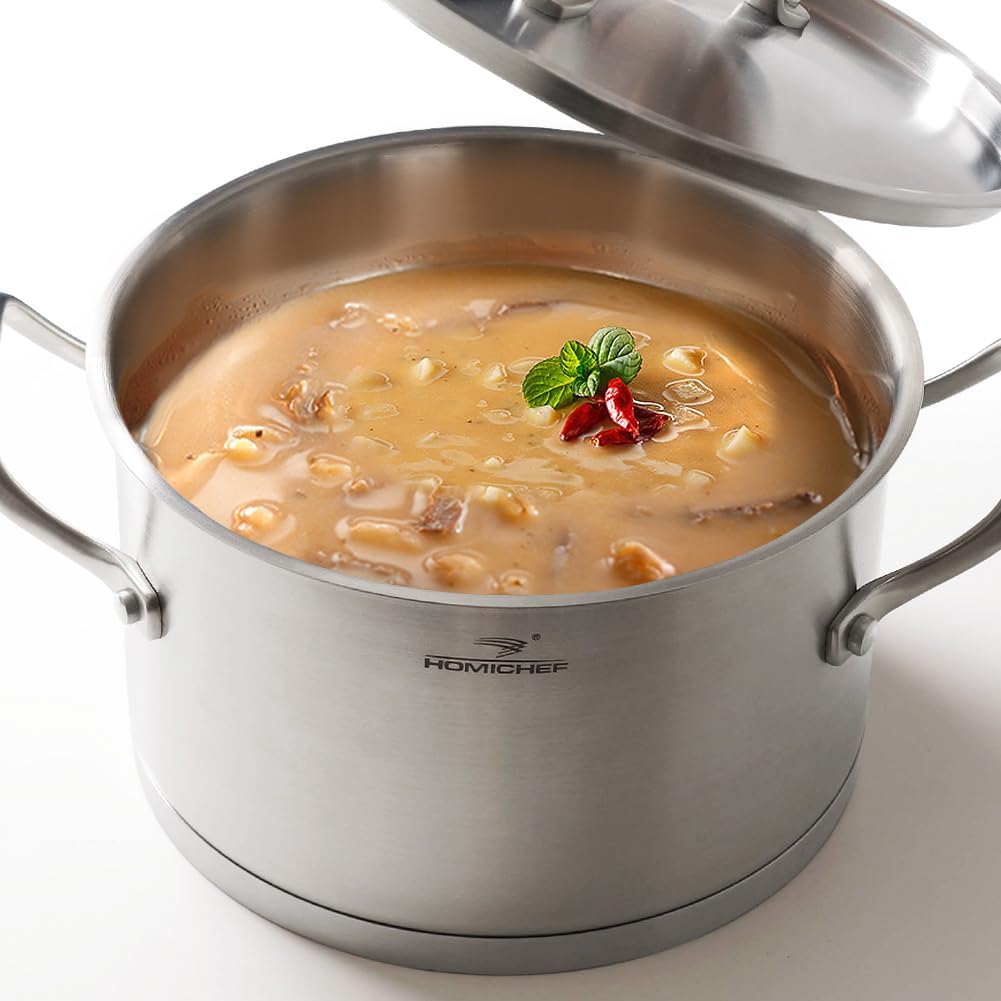 Sturdy Matte-Finish 35QT Stock Pot