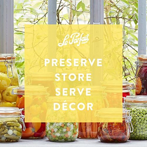 Elegant French Glass Jars for Preserving Food