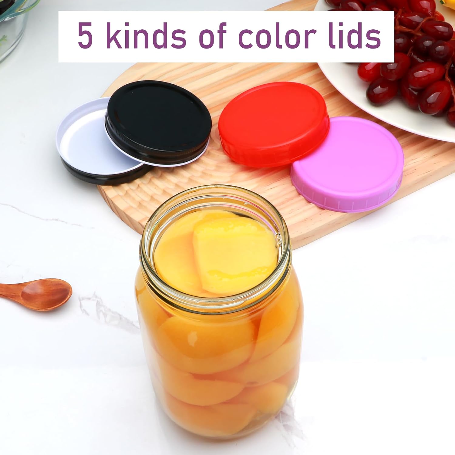 32oz Glass Mason Jars 12 Pack