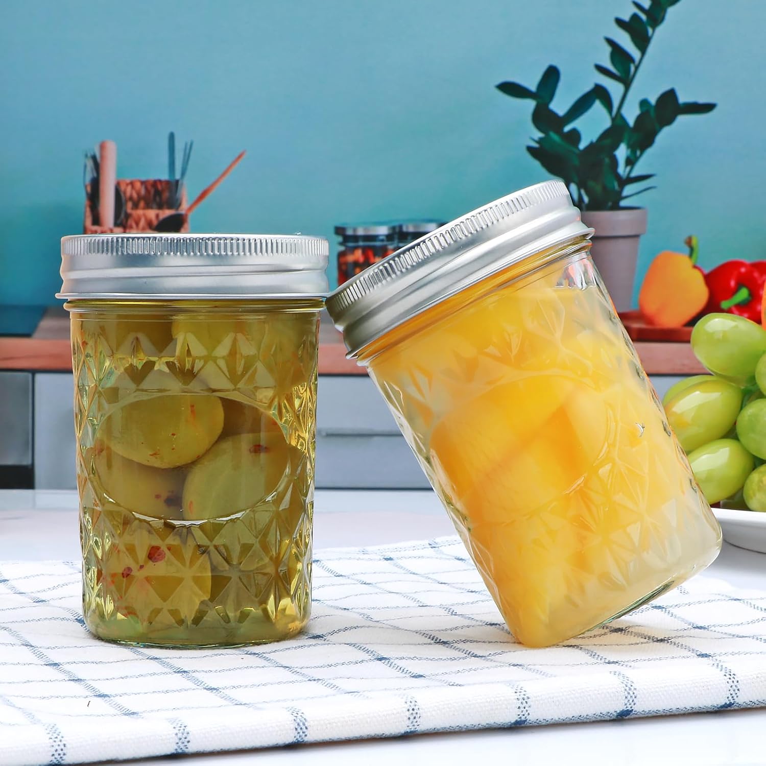Simple Mason Jars Preserve