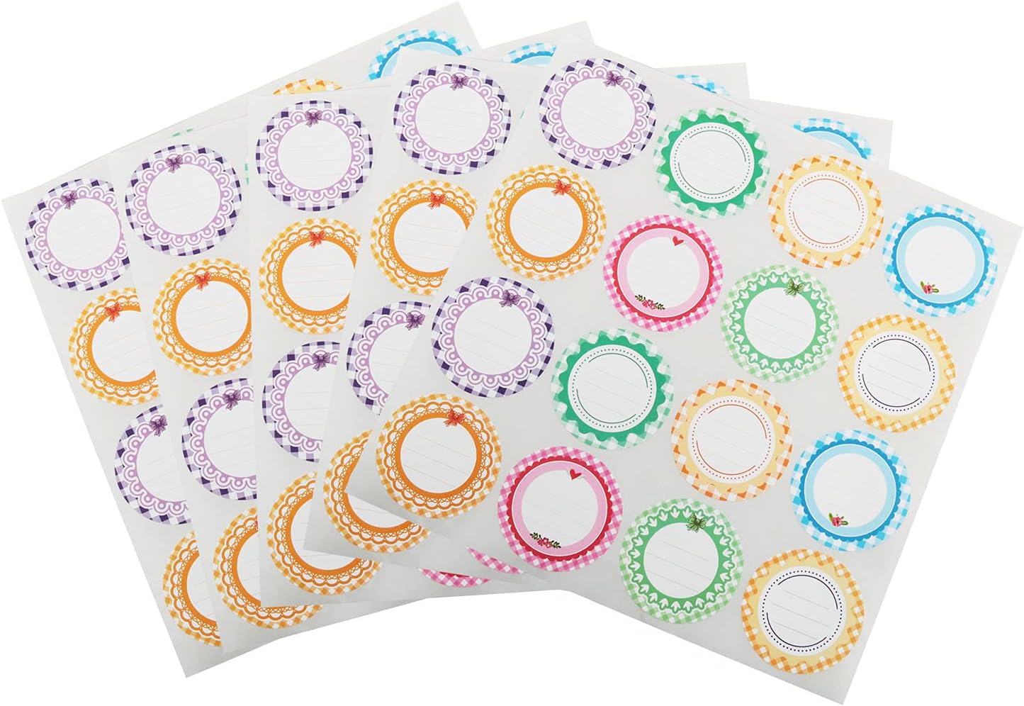 80 Mason Jar Lid Labels