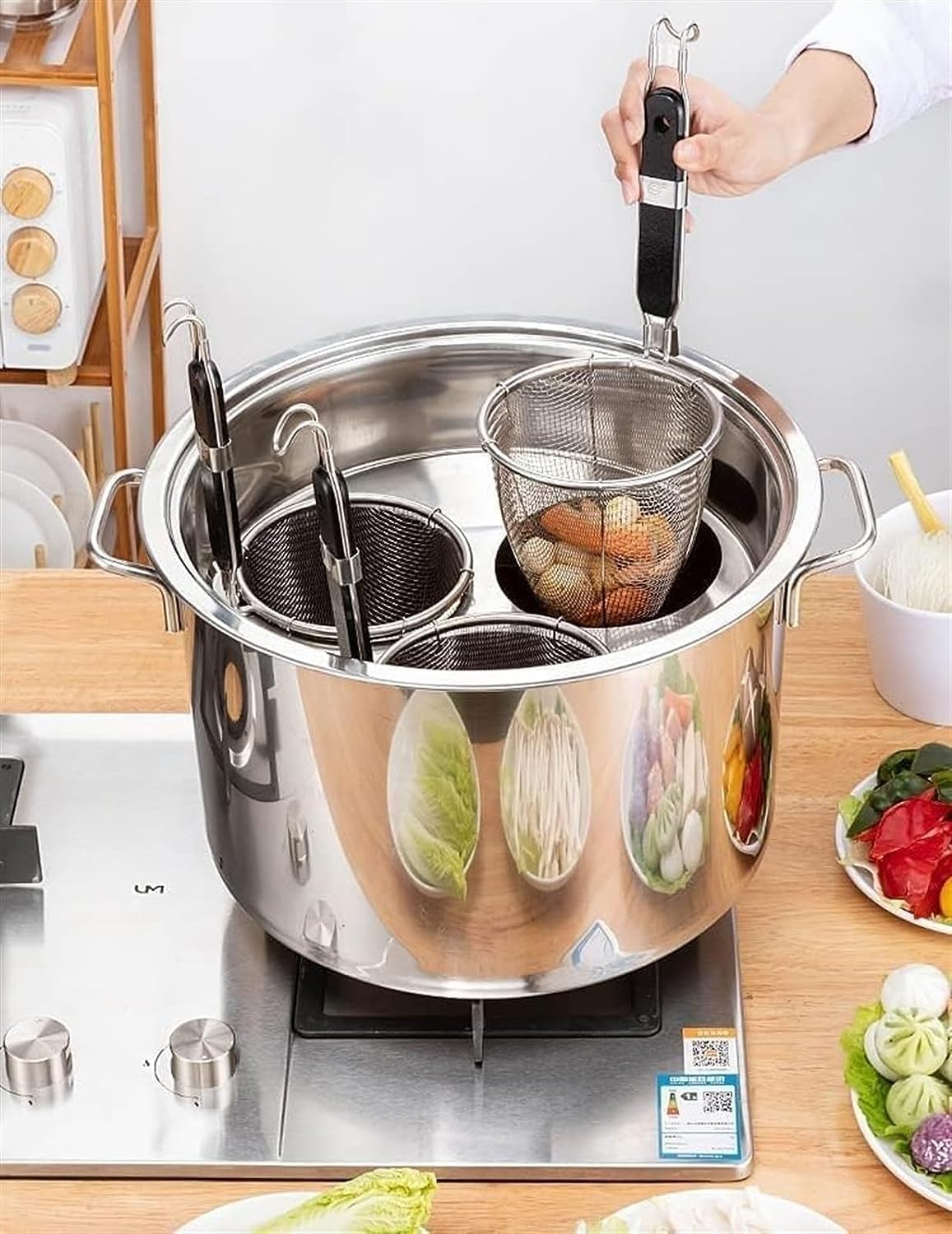 Stainless Steel Pasta set with convenient features