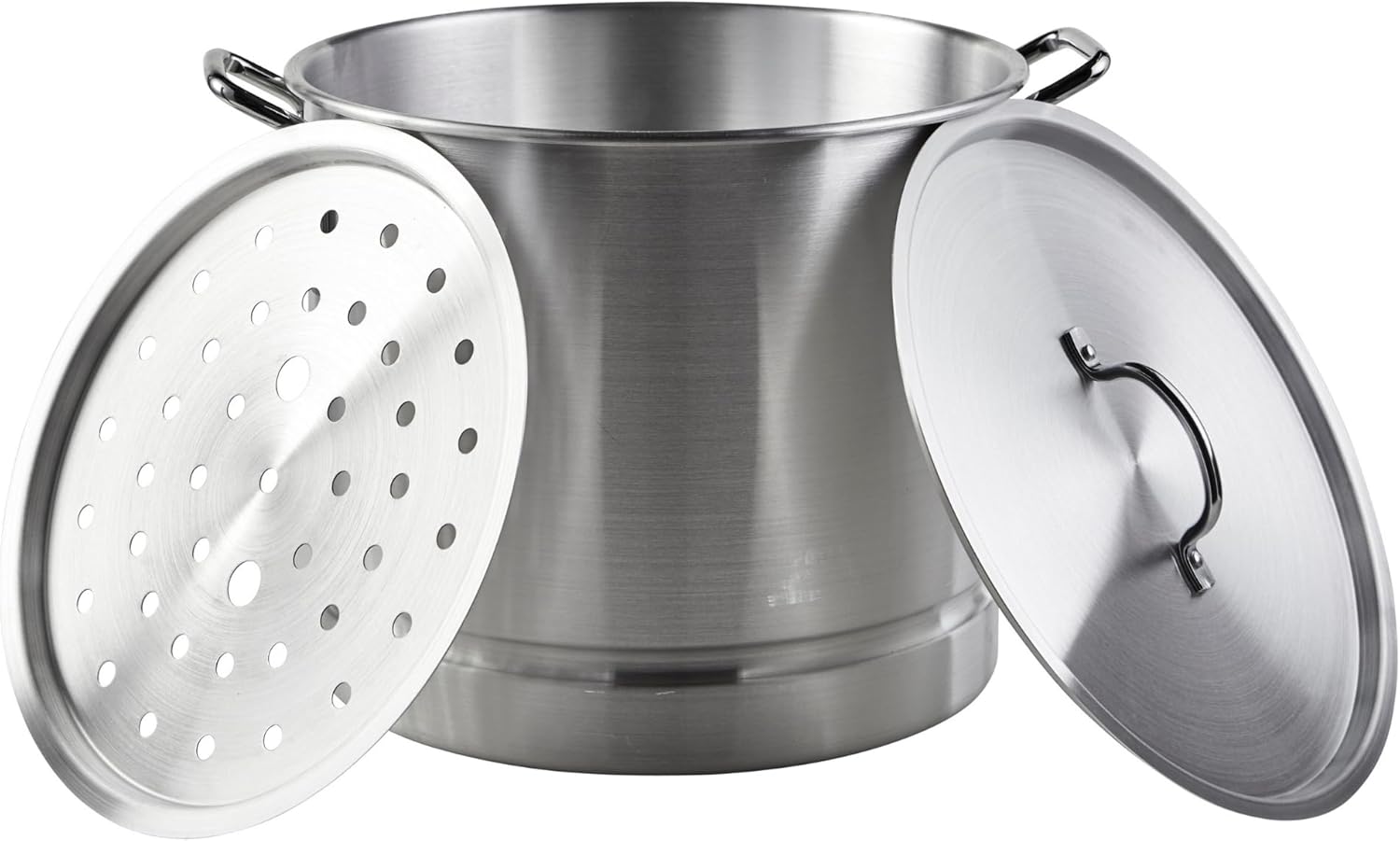 Imusa 16 qt Aluminum Steamer Durable Efficient for Perfect Steam Cooking