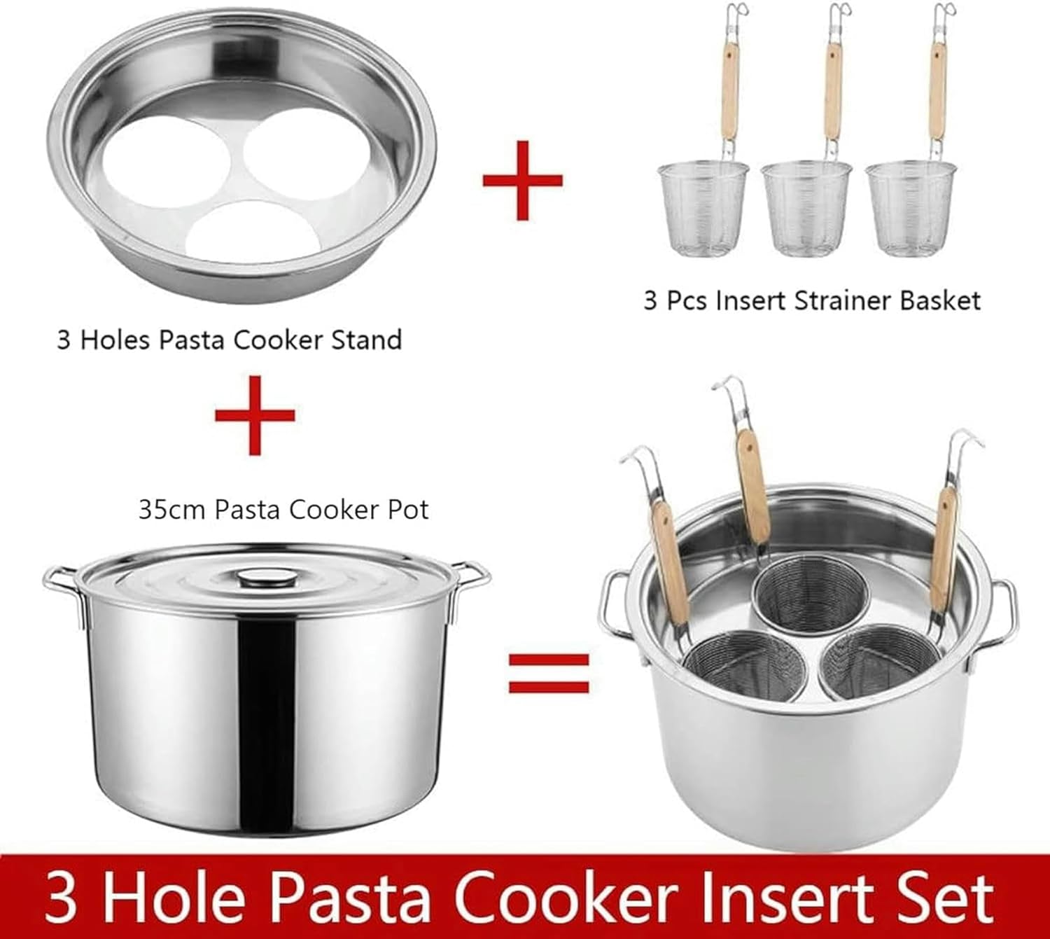 Premium 345 Hole Pasta Pot