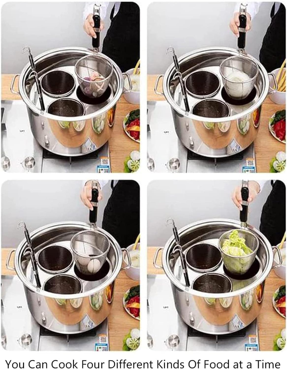 Stainless Steel Pasta Pot Set for Cooking