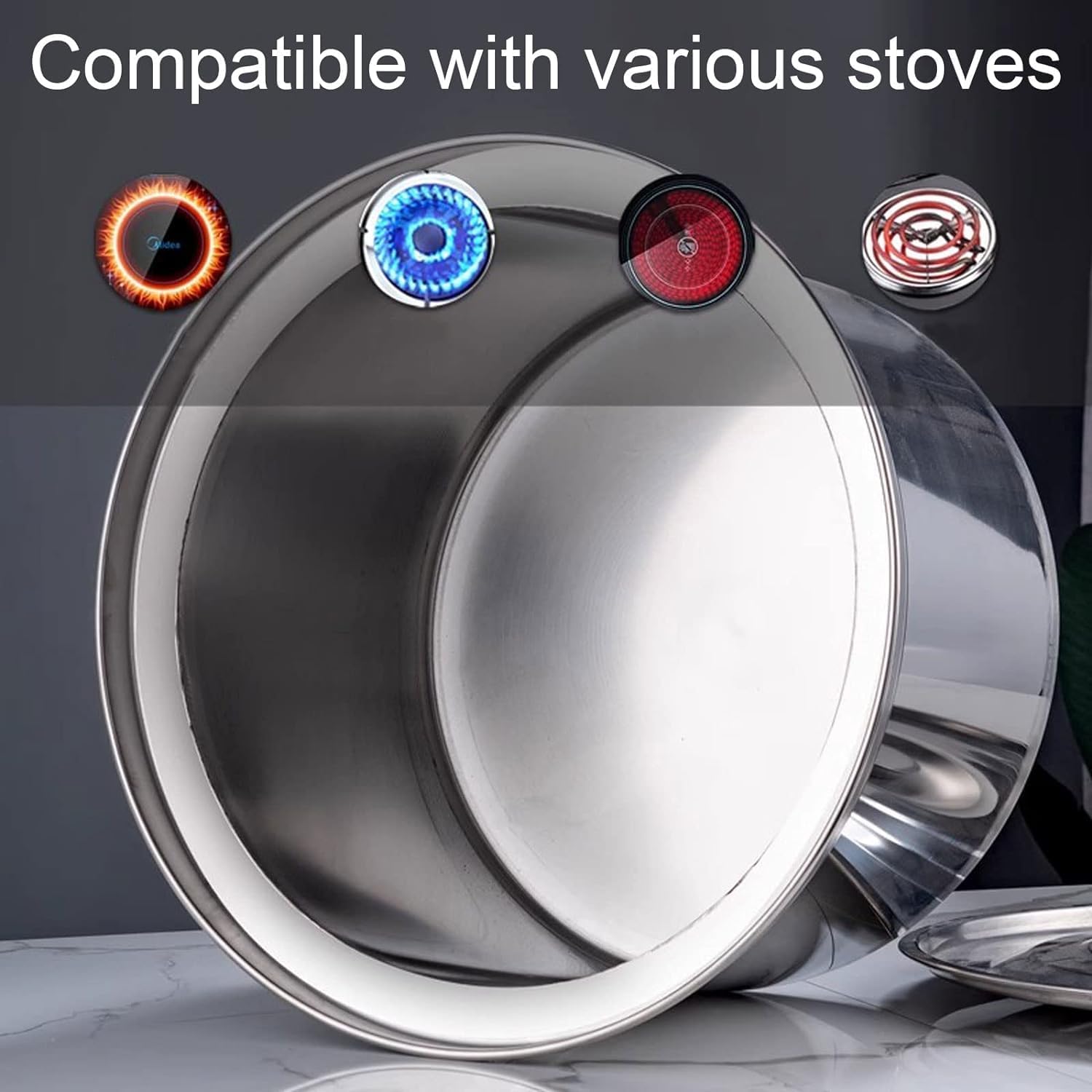 AttreX Professional Stainless Steel Pasta Cooker Multi-Pot Set