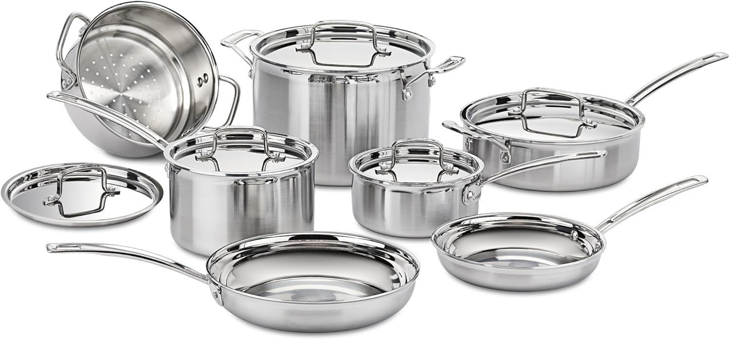 Cuisinart 12-Piece Cookware Set MCP-12N Can Opener Black