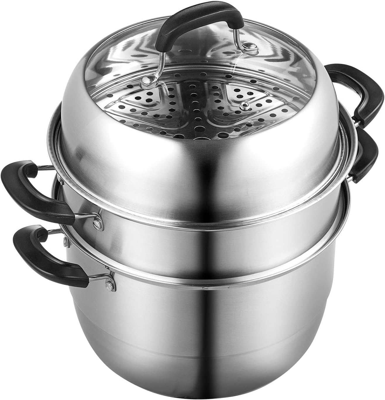 VEVOR 3-Tier Steamer Pot