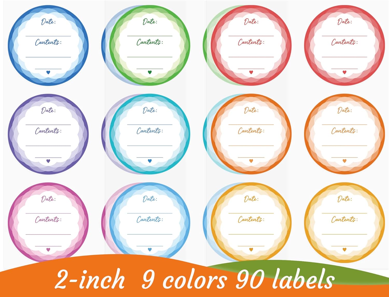 Sturdy Mason Jar Labels for Canning and Organization
