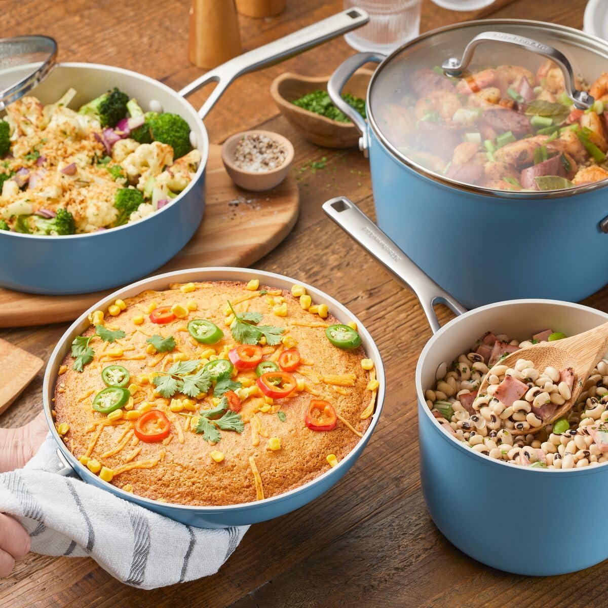 High-Quality Nonstick Cookware Set for Professional Use