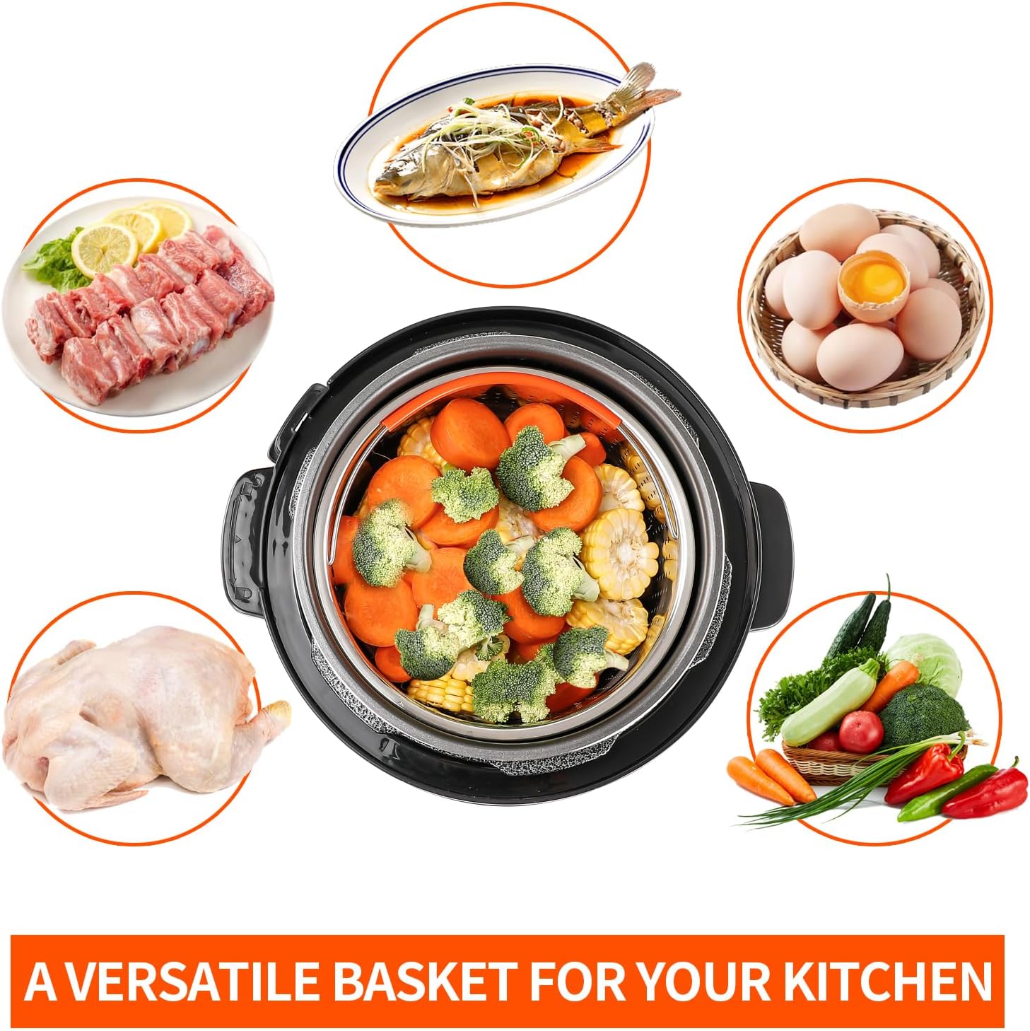 Steamer Basket for Instant Pot