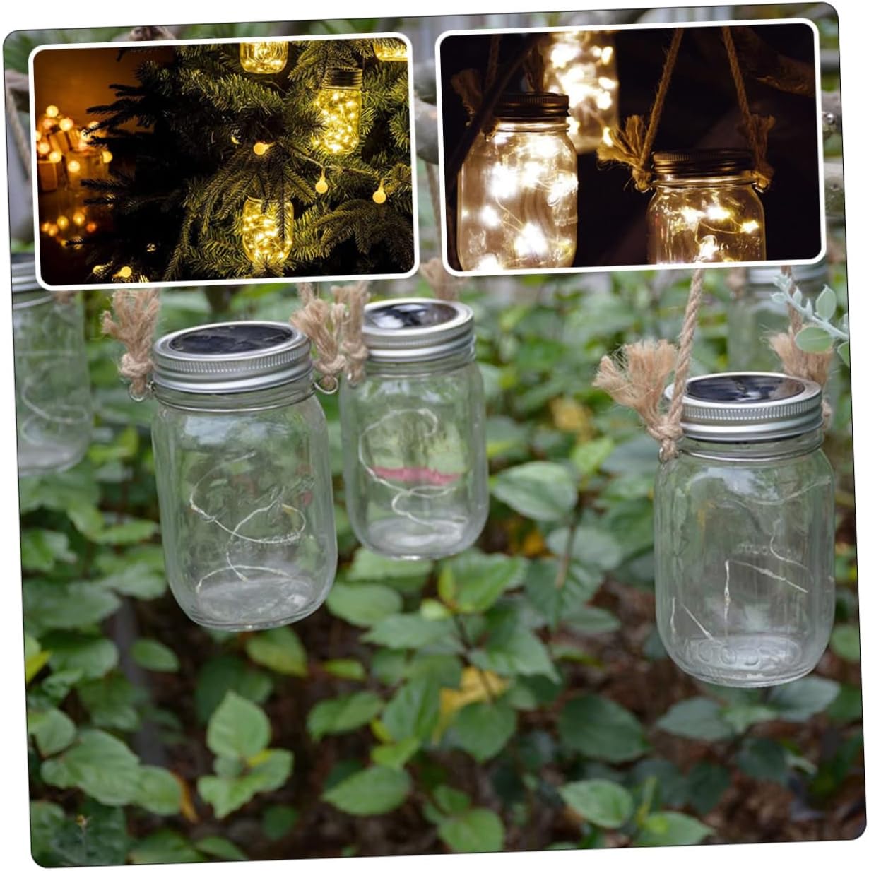Welcome 2-Pack Mason Jar Hangers