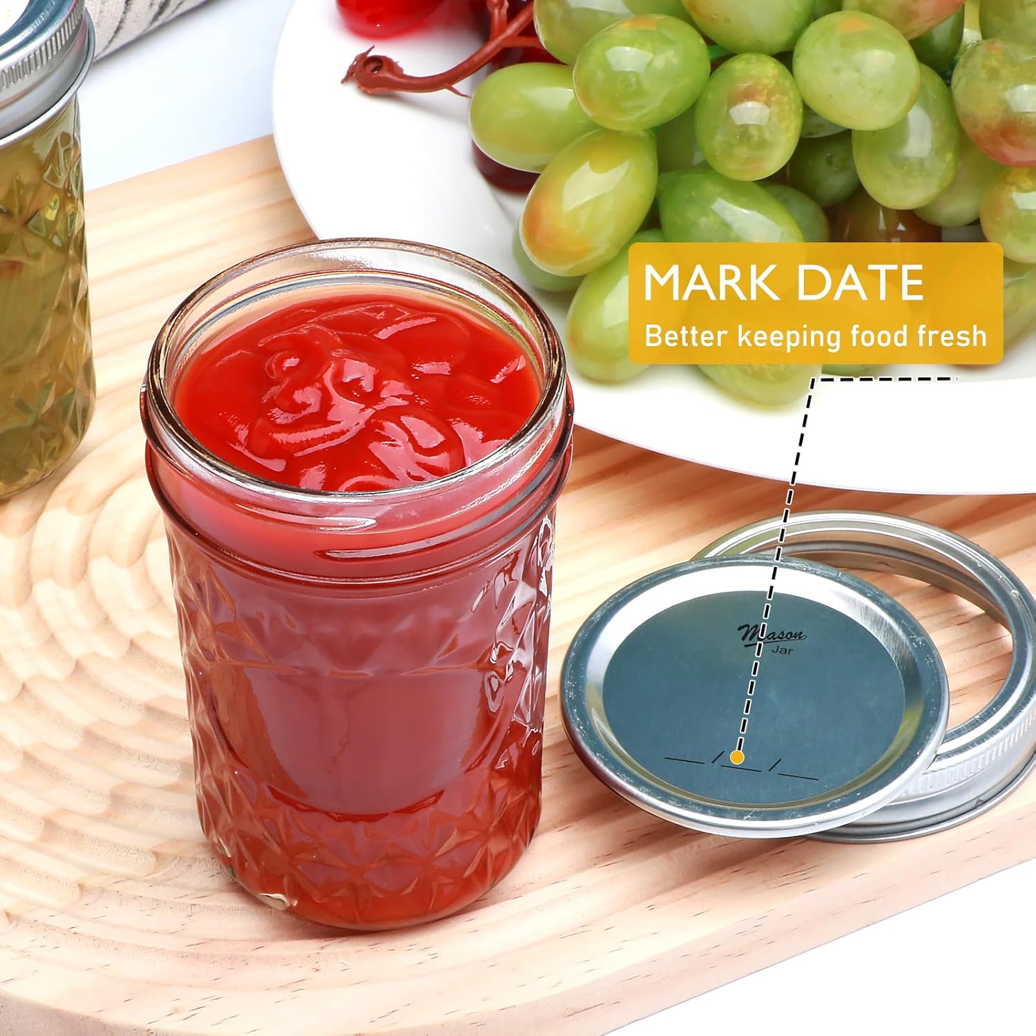 Simple Mason Jars Preserve
