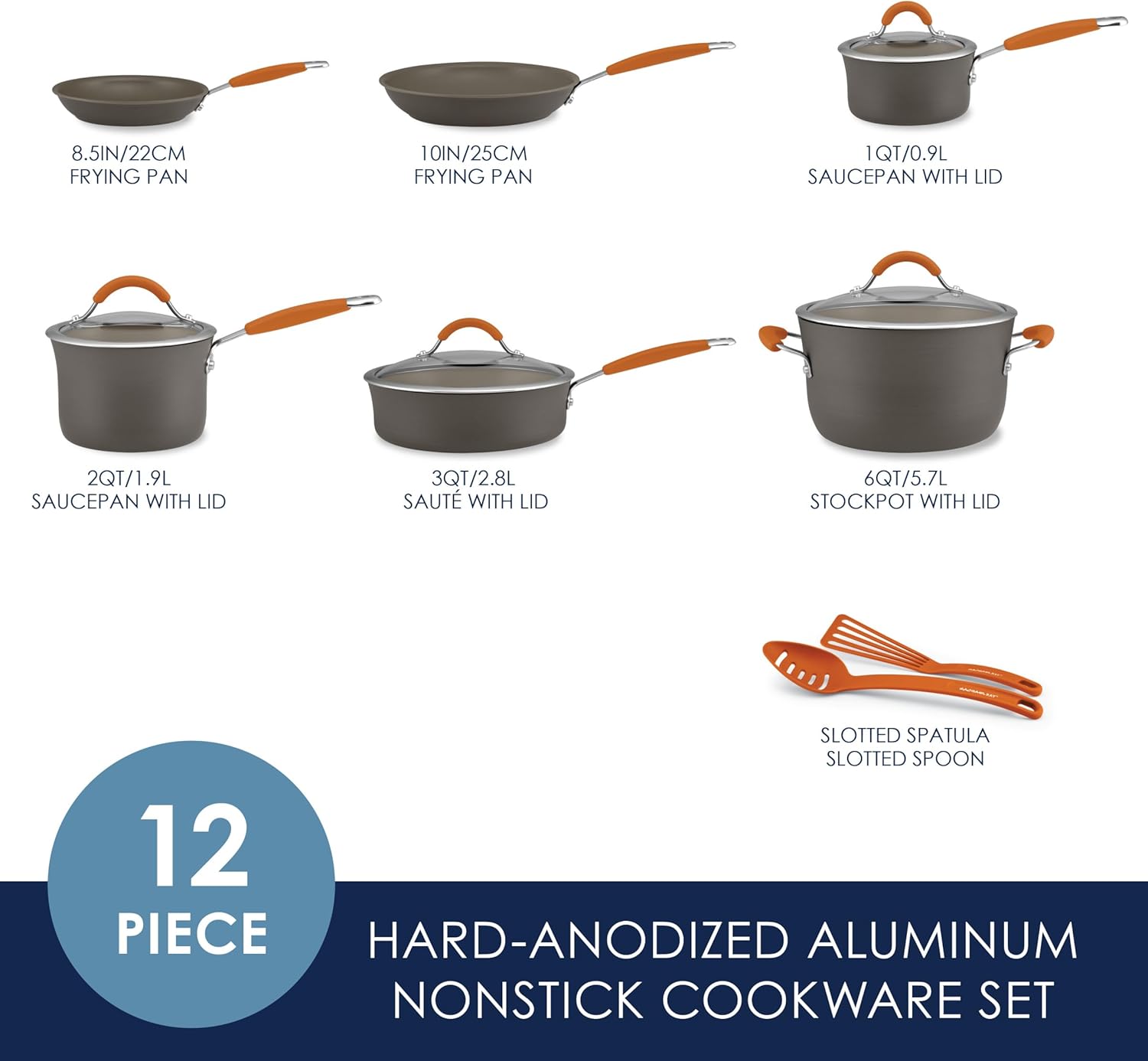 Rachael Ray Hard Anodized Cookware Set