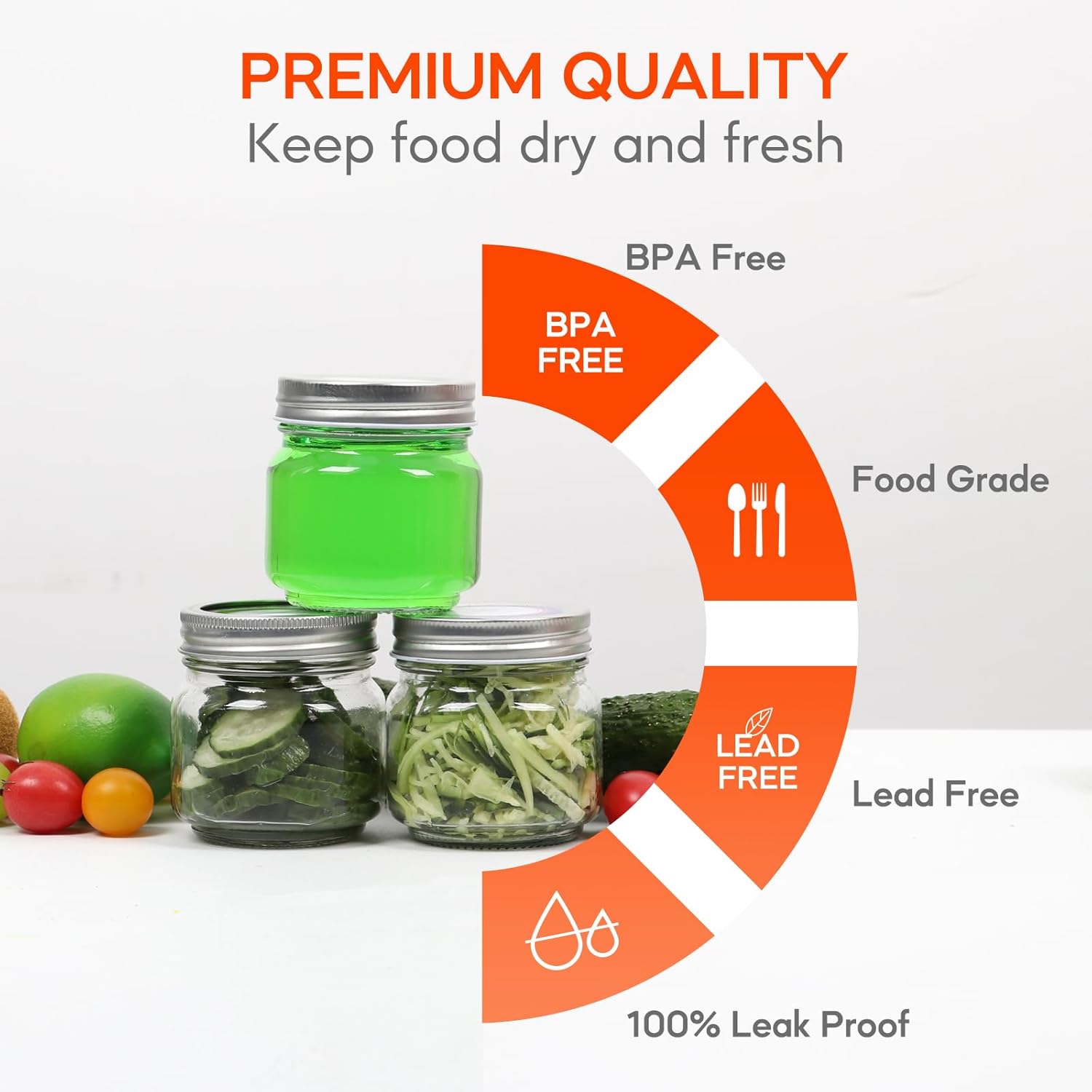 Perfect Mason Jars for Canning Pickling and More