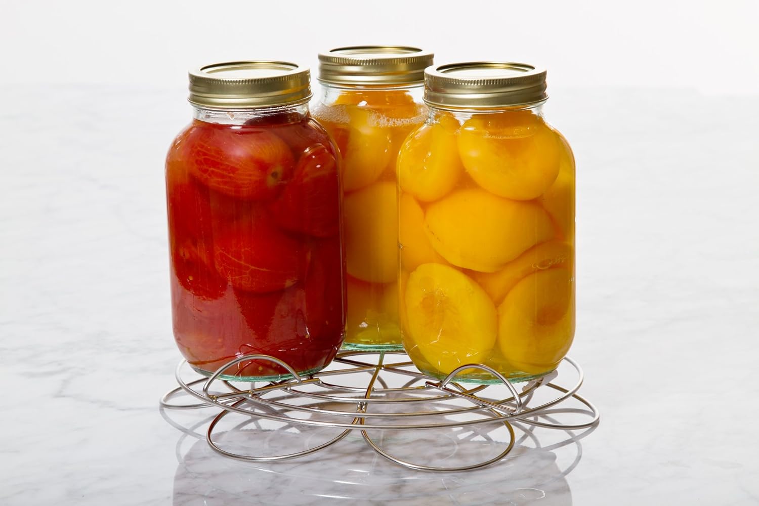 Premium Reversible Stainless Steel Canning Rack for Home Use