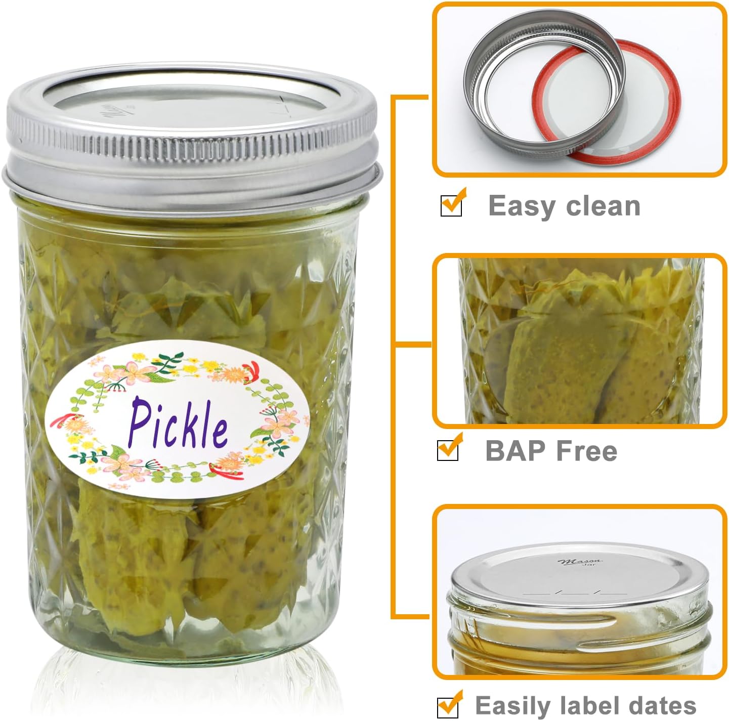 Simple Mason Jars Preserve