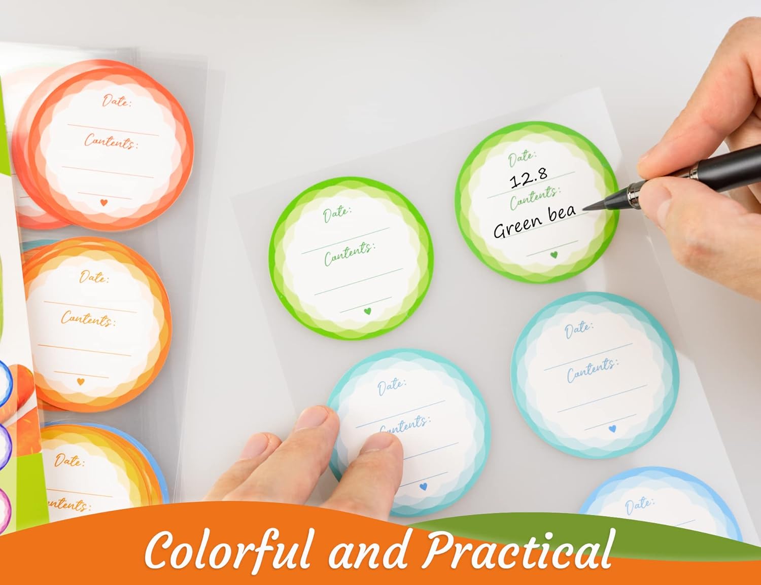 Sturdy Mason Jar Labels for Canning and Organization