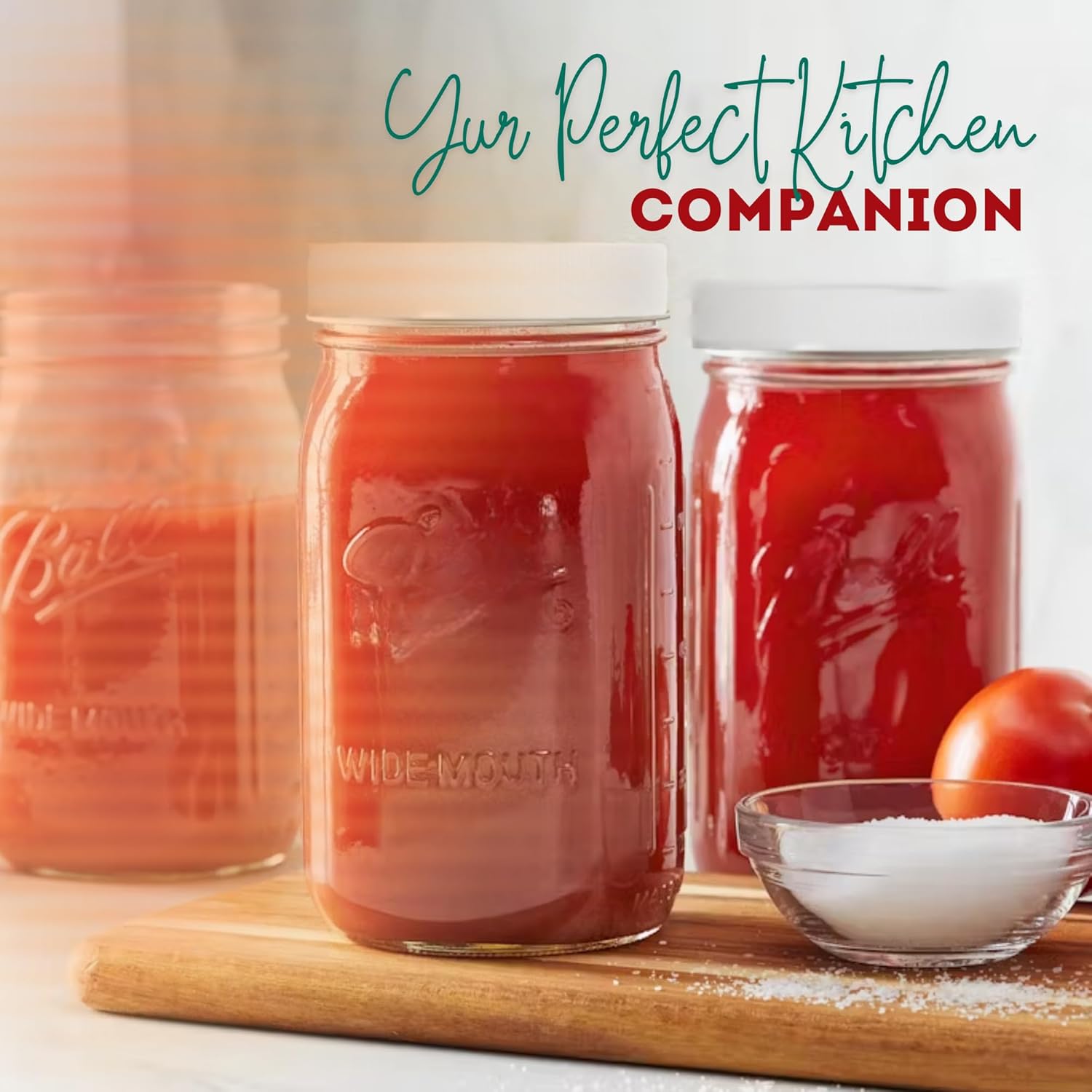 Durable Mason Jars for Canning Fermenting More